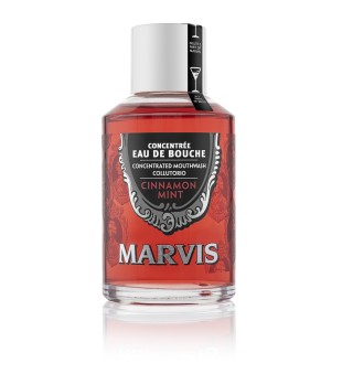 Marvis Cinnamon Mint Mouthwash Kanēļa un piparmētru garšas mutes skalojamais līdzeklis, 120 ml | inbeauty.lv